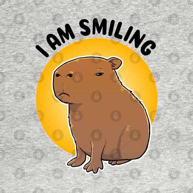 I am Smiling Capybara by capydays